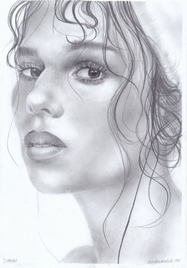 ☆☆イラスト原画 ボドナリク・カテリーナ 「ウクライナの女」拍卖