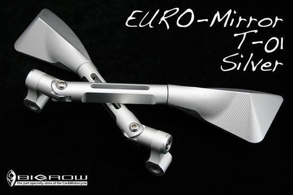 GSR EURO-T01 ミラー(シルバー) CNCアルミ削り出し拍卖