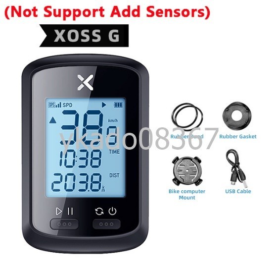 P1611: ★人気商品★バイクスピードメーターワイヤレスGPSAnt+スピードサイクリング走行距離計MTBトラッカーロードストップウォッチ拍卖