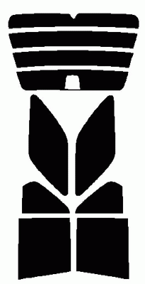 ダークスモーク 13% 極厚 2層構造フィルム アコードワゴン CB9 カット済みカーフィルム リヤーセット 拍卖