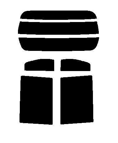 ウルトラブラック 3% AZワゴン MJ23S カット済みカーフィルム リヤーセット拍卖