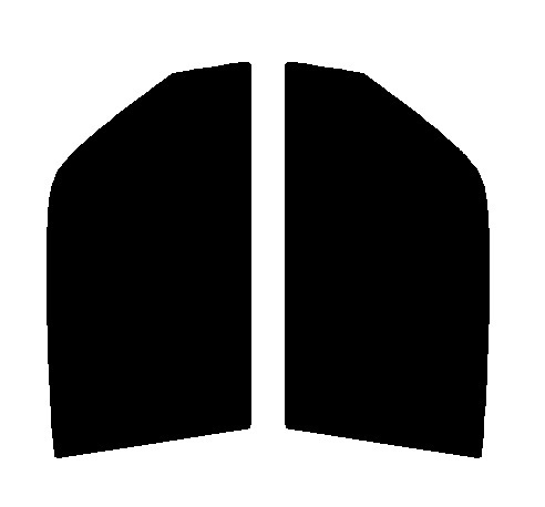 ダークスモーク 13% 2層構造フィルム 運転席・助手席 スーパーキャリートラック DA16T カット済みカーフィルム拍卖