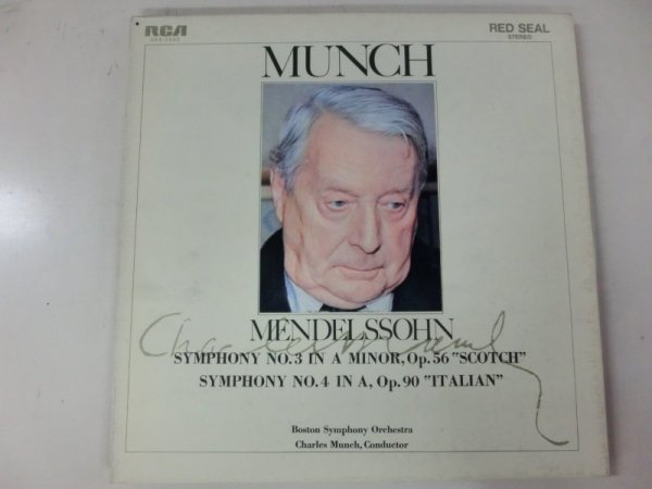 LP / ミンシュ BSO / スコットランド、イタリア / RCA / SRA-2555 / 日本盤拍卖