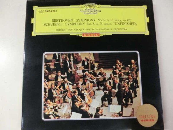 LP / カラヤン BPO / 運命、未完成 / Deutsche Grammophon / SMG-2001 / 日本盤拍卖