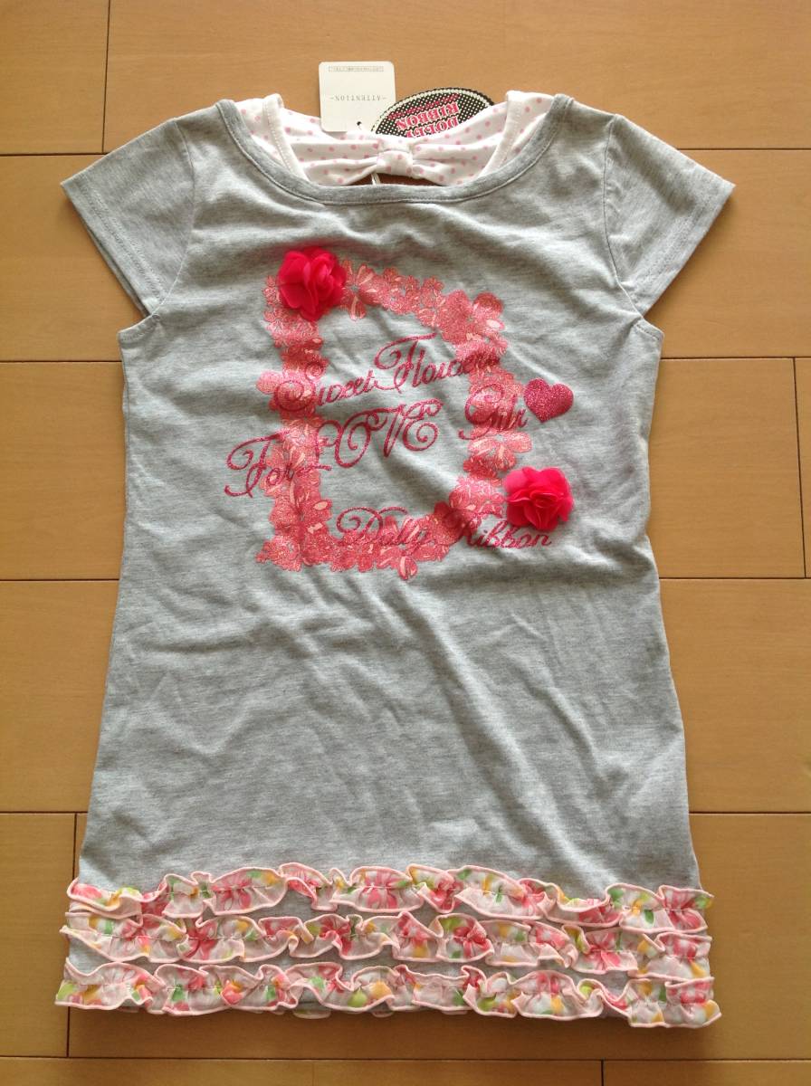 DOLLY RIBBON 半袖カットソー 新品タグ付 140拍卖