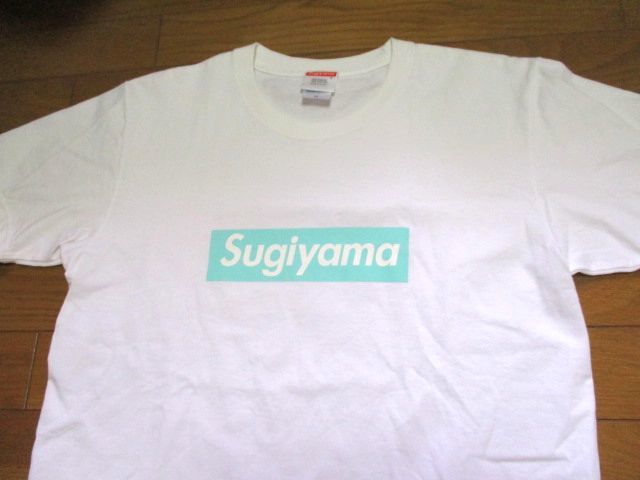 激レア! sugiyama ボックスロゴ 白 Tシャツ Mサイズ ロゴ boxlogo 杉山 ペパーミントグリーン拍卖