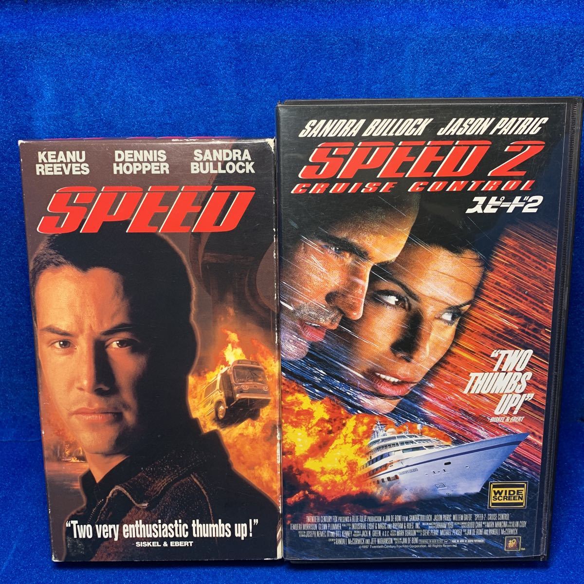 ★大阪 堺市 VHS SPEED 1&2 2本セット キアヌ・リーブス デニス・ホッパー サンドラ・ブロック 字幕 洋画 アクション映画 送料520円★拍卖