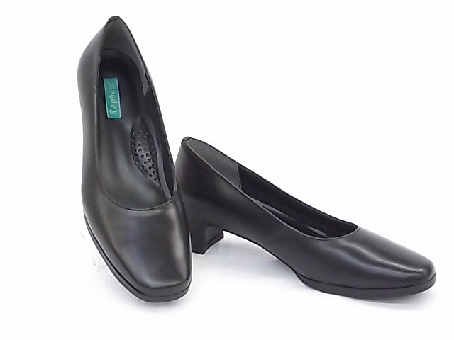 レディース パンプス Raphael プレーン スクエアトゥ パンプス S 160 23.5cm 黒 ラファエル フォーマル オフィス 就活拍卖
