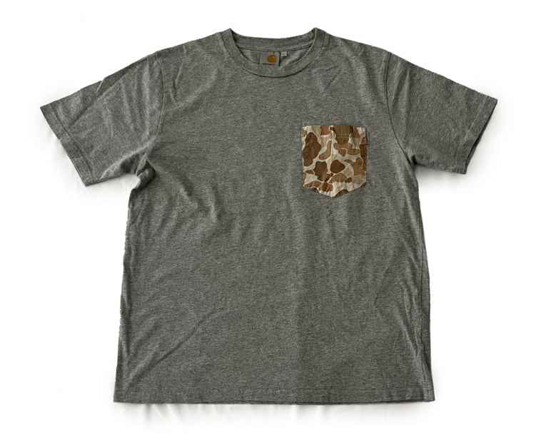 【EU carhartt】ポケットT USED カモフラ カーハート ★ ST LT 古着 ストリート フィナム カーラックス アクティブパーカー拍卖