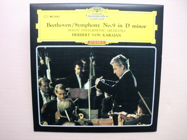 *【LP】ヘルベルト・フォン・カラヤン指揮/ベートーヴェン 行進曲 第9番 合唱(MG-2051)(日本盤)拍卖