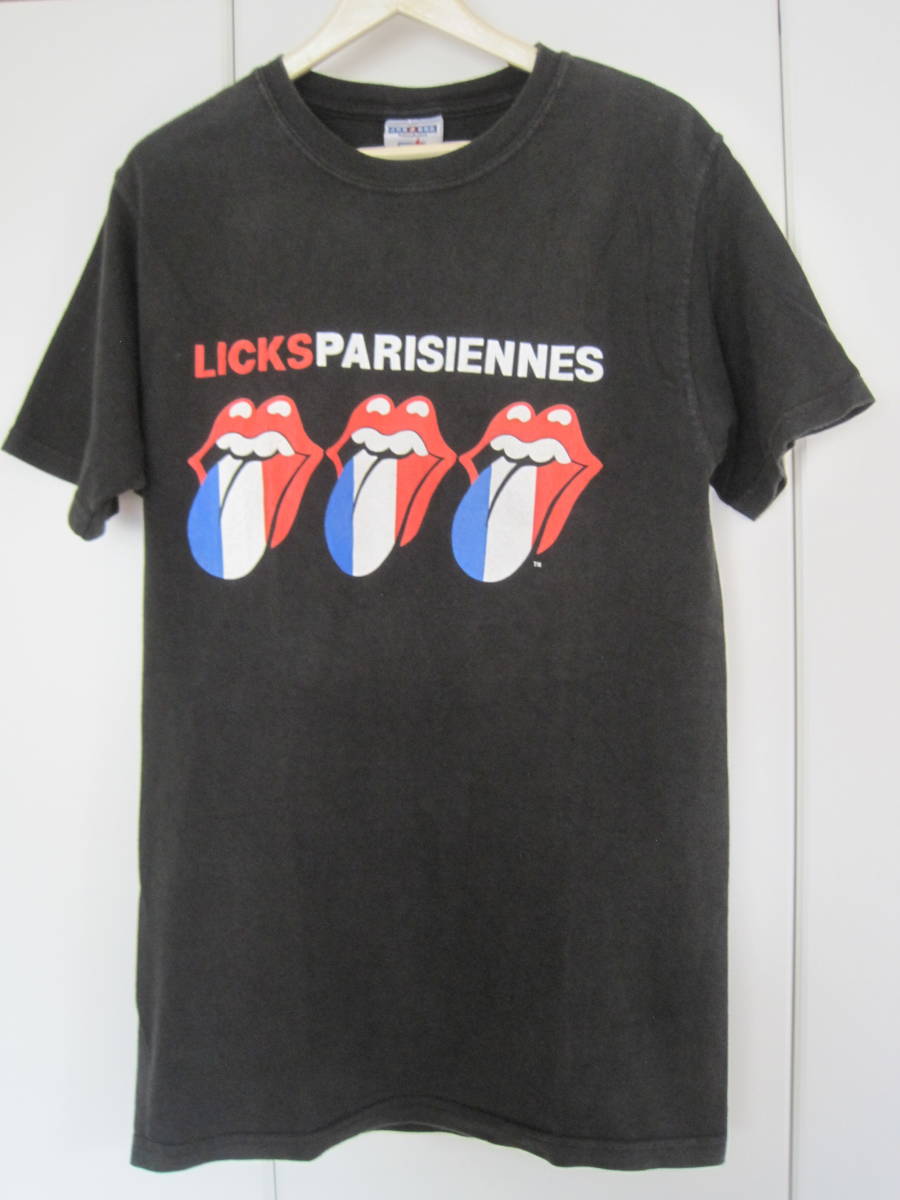 ビンテージ アーカイブ キムタク着用 ローリングストーンズ LICKSPARISIENNES 03年ツアーパリ公演の限定Tシャツ S コピーライト拍卖