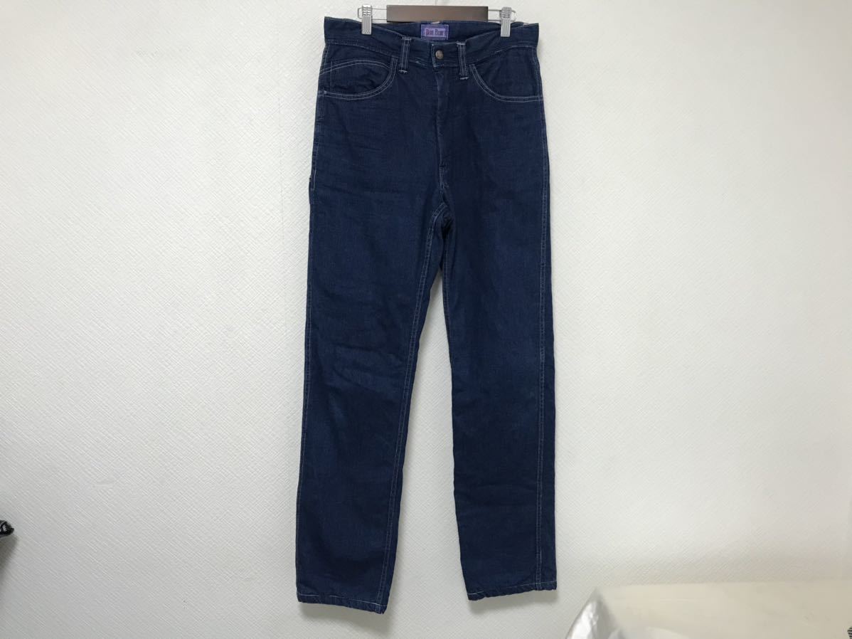 本物ブルーブルーBLUEBLUEコットンペインターデニムパンツビジネススーツアメカジメンズブルー青30M日本製拍卖