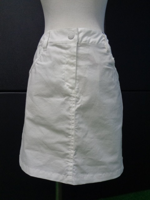 訳あり 半額セール! 23区 GOLF レディース スカート インナーパンツ付き CSKVLLM-0508 ホワイト サイズ64 【2194】拍卖