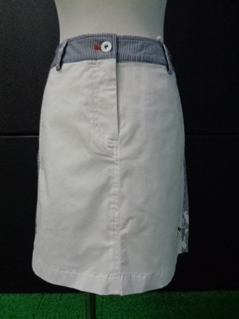 キャロウェイ 【 Callaway 】 レディース ギンガム チェック スカート 241-8125811 S ホワイト 【1971】拍卖