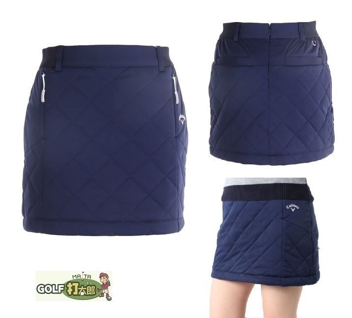 キャロウェイ 【Callaway】 レディース スター ストレッチ 中綿スカート 241-0228806 SS ネイビー 【2087】拍卖