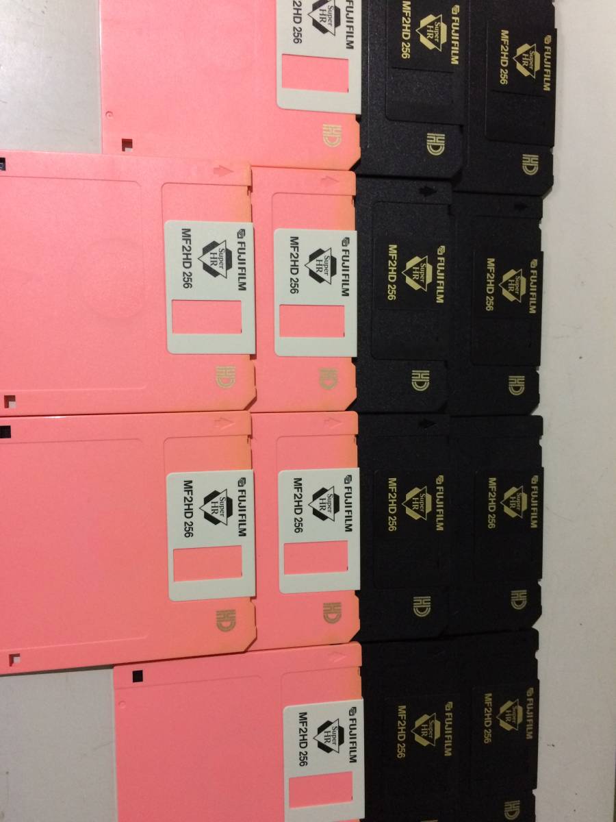 中古品 富士フイルム 3.5インチ2HDフロッピーディスク 14枚 現状品拍卖