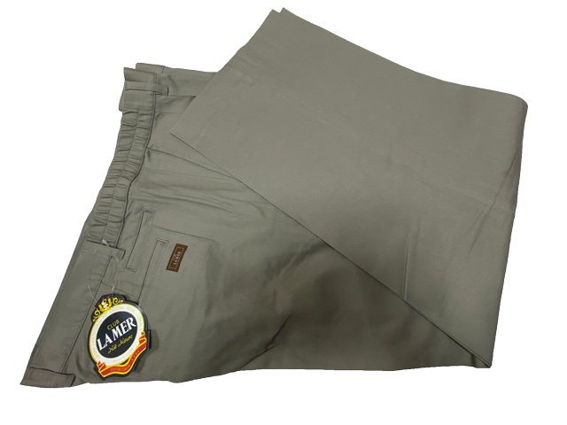 40627-2-b782 ウエスト65-71cm 股下65cm CLUB LAMER 脇シャーリング ストレッチ チノパンツ拍卖