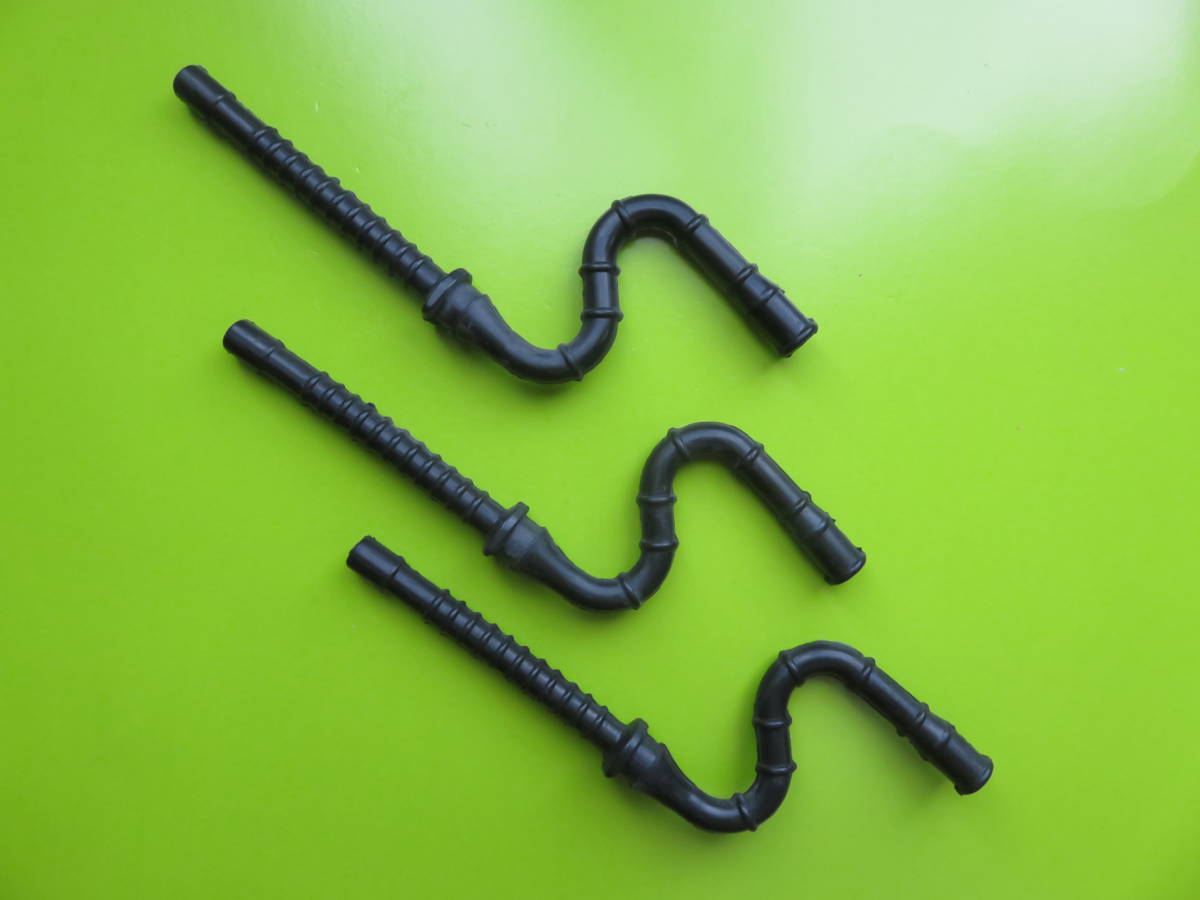 Stihl! 3本 038 MS380 MS381 スチール 燃料ライン ガソリンホース ゴム キャブレター オレンジ ガス 部品 ホウス (FH-025) 拍卖