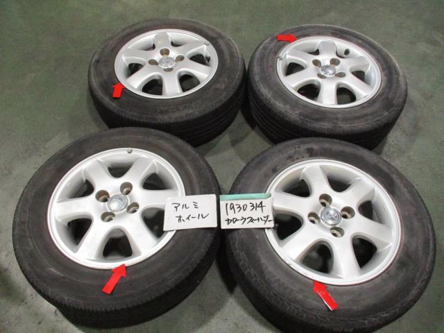 フィールダー 121系 中古 純正 アルミホイール 14インチ 4本セット拍卖