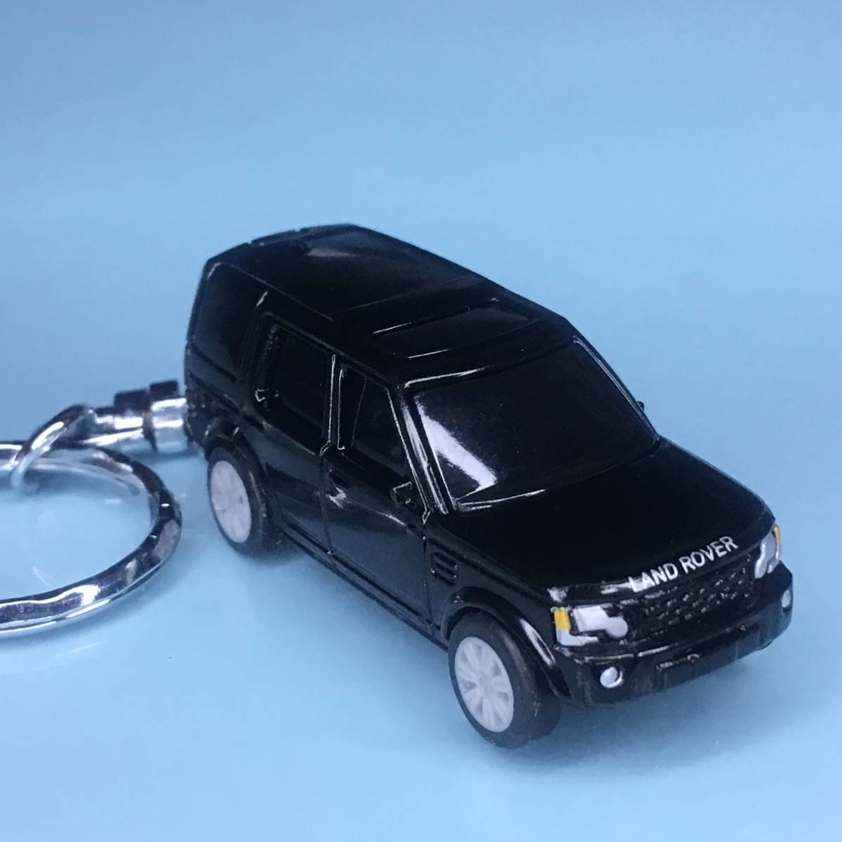 キーホルダー ランドローバー ディスカバリー4 ブラック ミニカー マスコット フィギュア レンジローバー拍卖