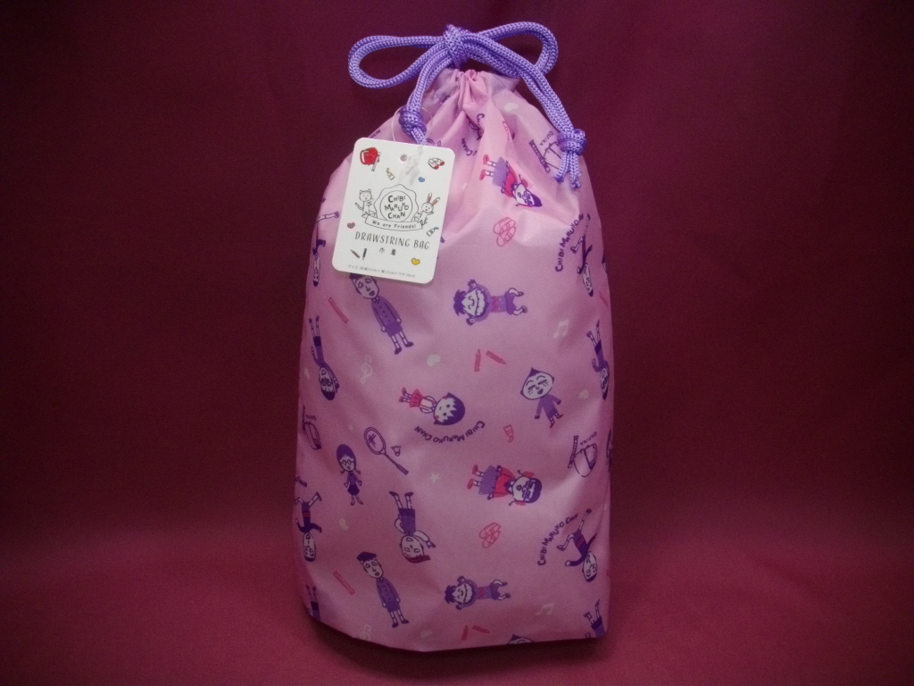 ちびまる子ちゃん 巾着 キャラクター 仲間 送料140円~ クラスメイト拍卖