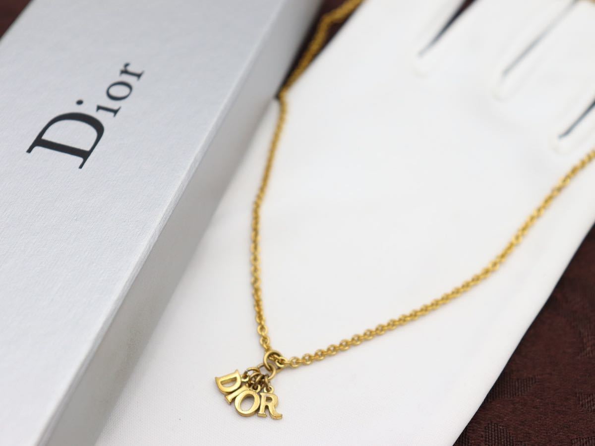 【人気】スイングロゴ◎Christian Dior ネックレス クリスチャン ディオール ヴィンテージ アクセサリー レディース 結婚式 レア i18拍卖