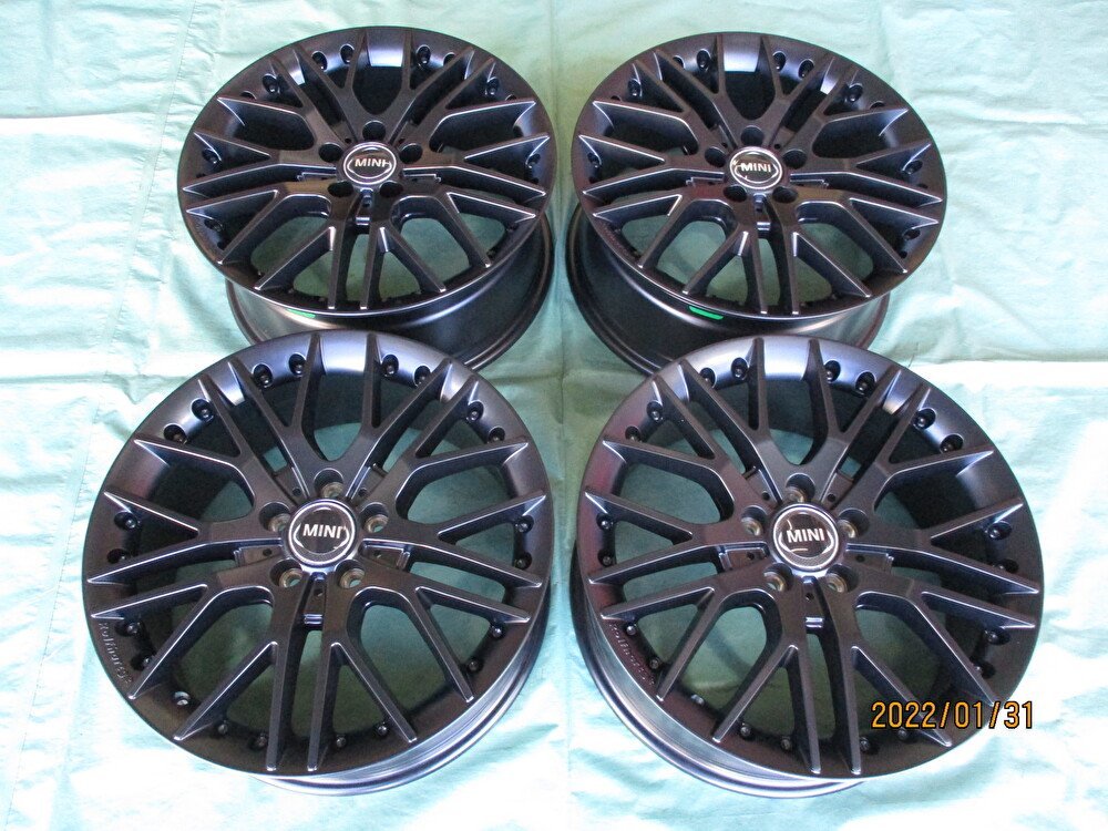 新品4本セット☆Rolfhartge X10RSR セミマットブラック ピレリ P-ZERO(PZ4) 225/40-18 MINI クラブマン(F54)拍卖