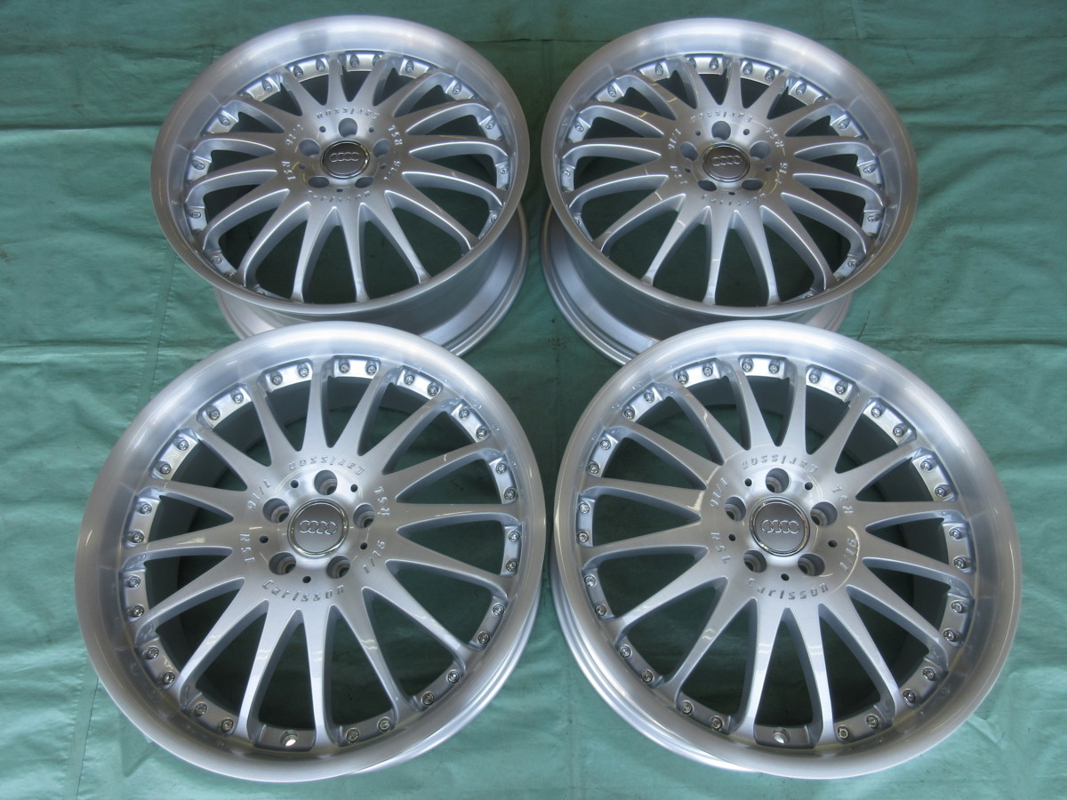 新品 carlsson1/16 RSL シルバーブラッシュド&ブリヂストン S007A 235/30-20 アウディ・A3、S3、RS3 4本セット拍卖