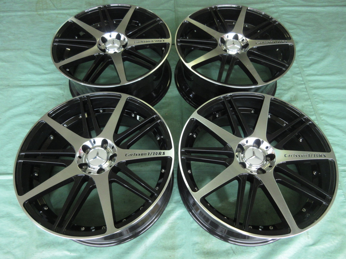 新品 carlsson 1/10RS BDE(5H/112)&ブリヂストン S007A 255/30-20 285/30-20 AMG・E63(W212) 4本セット拍卖