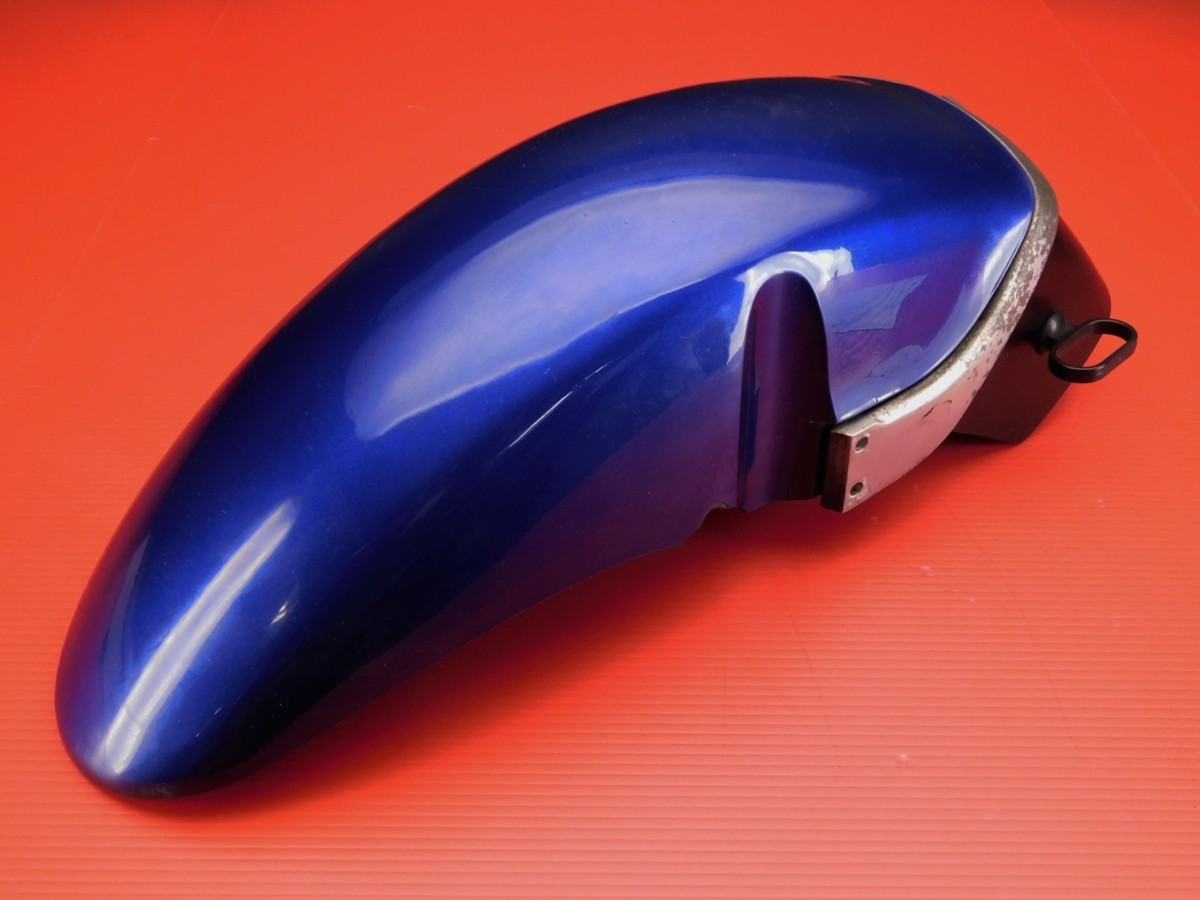 140 GPZ900R A5 ニンジャ 純正 フロント フェンダー 外装 35004-1155 青ブルー拍卖