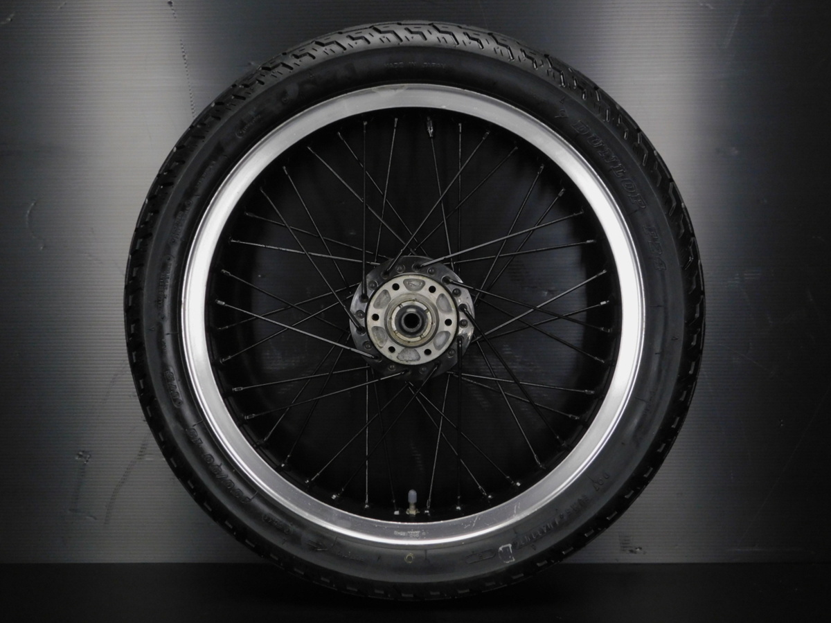 140【評価A】 CB750エアラ EARA 純正 スポーク フロント ホイール J19 タイヤ 山3分拍卖