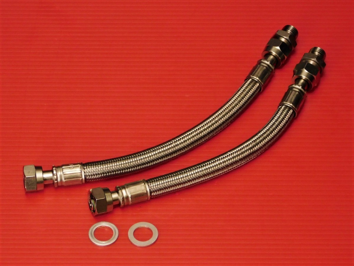 60 美品☆ ドゥカティ SS937S スーパースポーツS 純正 オイルクーラー メッシュ ホース セット OIL COOLER DELIVERY PIPE 04/19 1311B拍卖