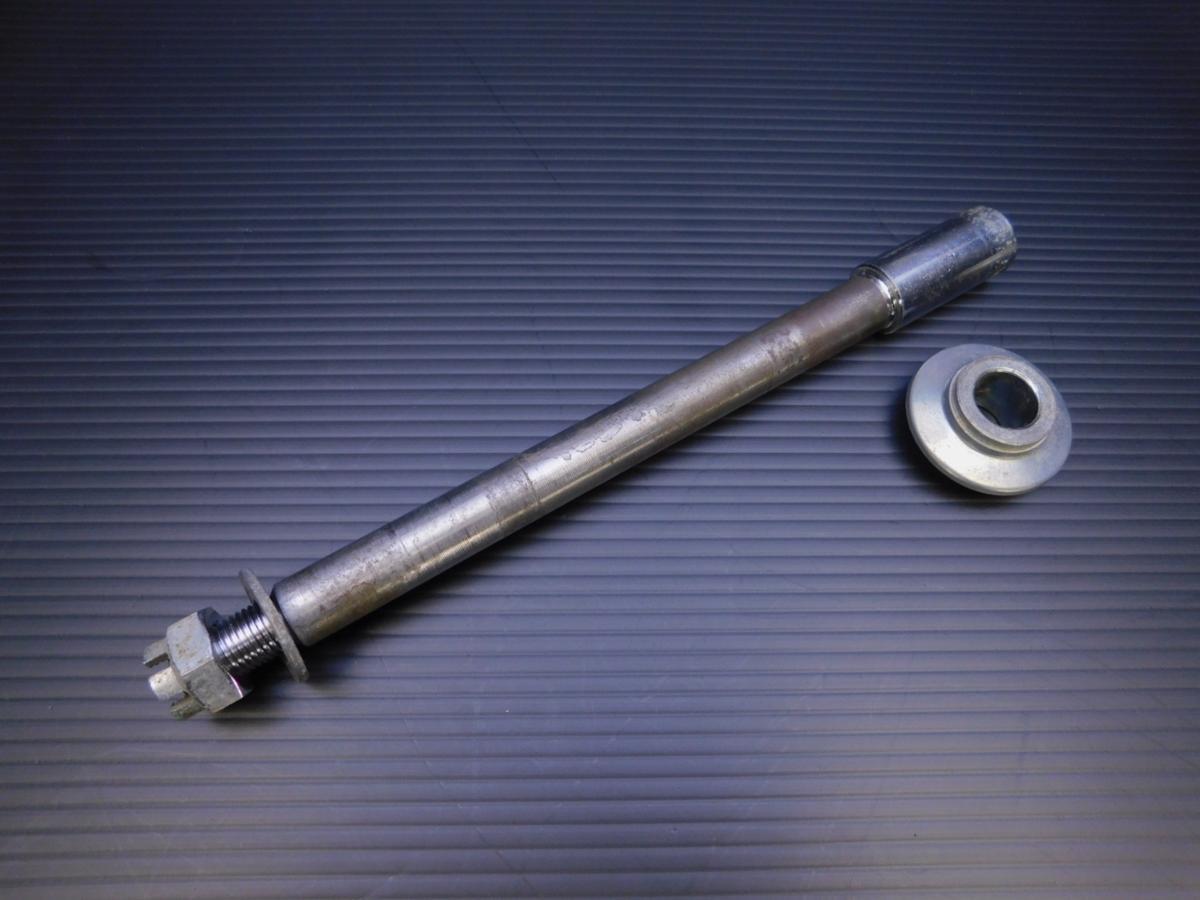 送料0円 稀少★良好 GX750 1J7 純正 フロント アクスルシャフト拍卖