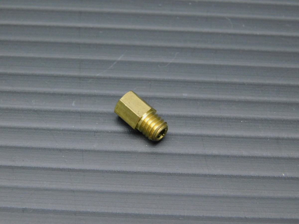 送料0円■新品 キャブレター ジェット ボルト #105 全長6.5mm ピッチ1.0mm Φ5 頭六角径6mm拍卖