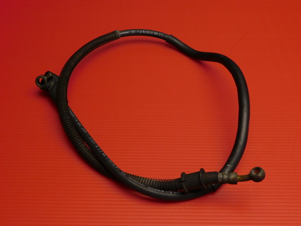 【評価A】送料0円■ KLE400 LE400A 純正 フロント ブレーキ ホース拍卖