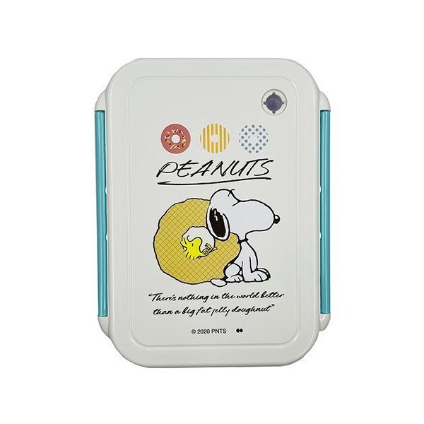 スヌーピー ランチボックス ロック式 ドーナツ キッチン 弁当箱 キャラクター 未使用未開封品拍卖