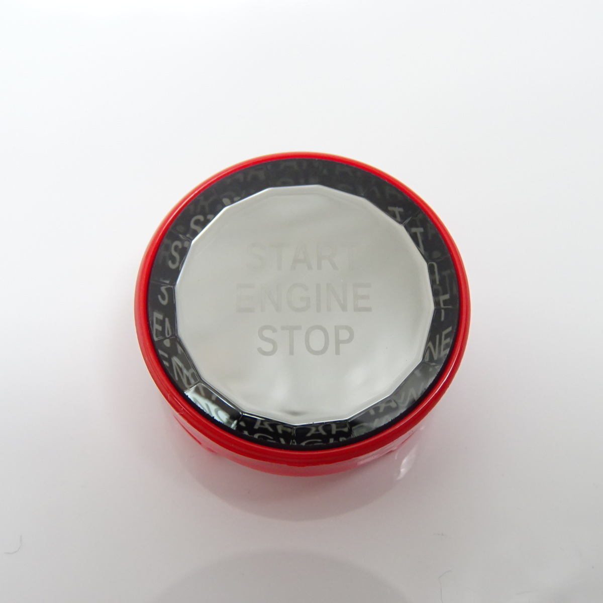 BMW 赤×クリスタル エンジンスターター プッシュボタン カバー X3 E83 2.5i/2.5si/3.0i/3.0si Mスポーツ 3Dデザイン アルピナ ハーマン拍卖