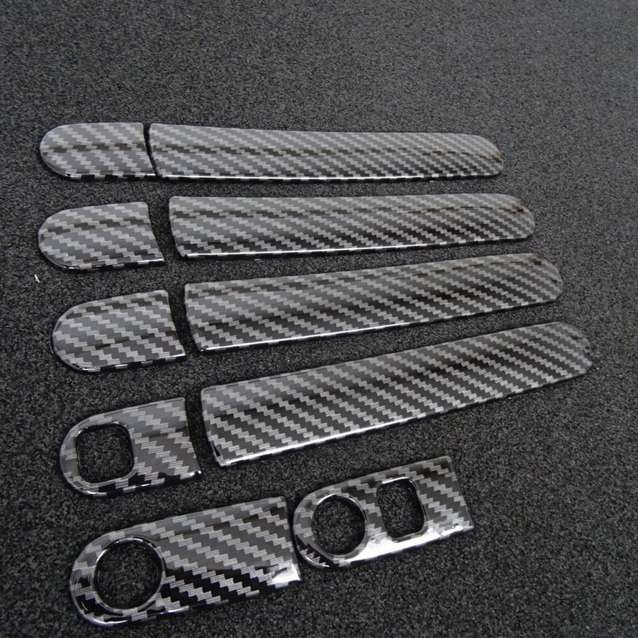 スポーティ全開♪ カーボン ルック ドアハンドル カバー ソリオバンディット MA15S ベースグレード DJE Jスタイル ブレーキサポート拍卖