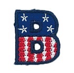 新品★アメリカンワッペン★アルファベット★B★イニシャル★ハンドメイドに★送料210円可拍卖