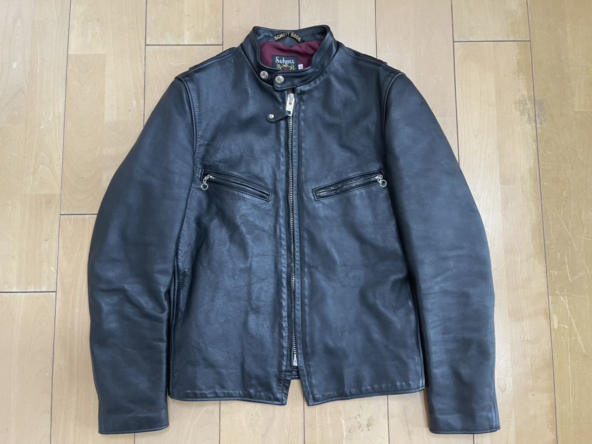 Schott ショット 641xx シングルライダースジャケット 34 USED 美品 USA製拍卖