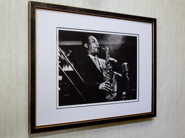 ジョニー・ホッジス/1961/アートピクチャー額装/JOHNNY HODGES/エリントン/Ellington/Jazz Art/額入り ジャズアイコン/ジャズ インテリア拍卖