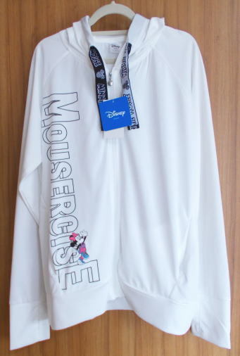 送料無料!ミニーマウス☆ラッシュガード◆アルペン製/未使用/タグ付/パーカー◆Lサイズ◆ミッキーマウス/ディズニー/Disney/白/ホワイト拍卖