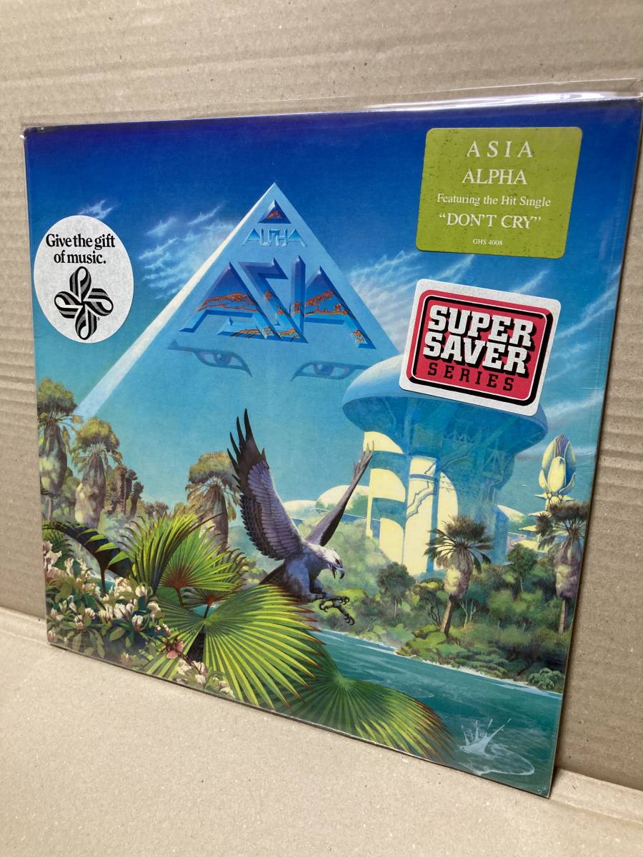 SEALED US ORG.!新品LP!エイジア ASIA / Alpha アルファ Geffen Records GHS 4008 未開封 米盤 オリジナル盤 アナログ盤レコード 1983 NM拍卖