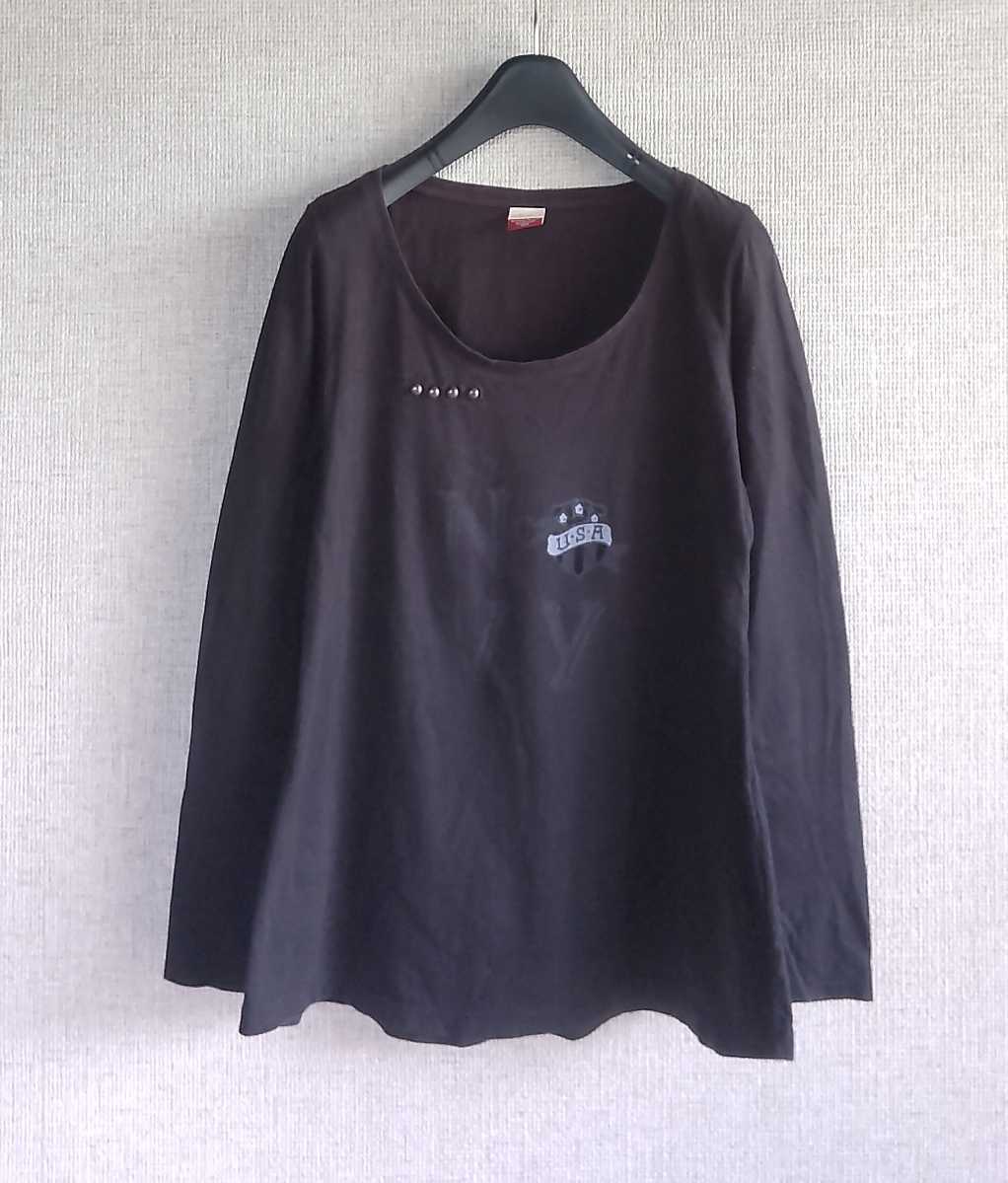 ★AVIREX アヴィレックス スタッズ 長袖Tシャツ M レディース★拍卖