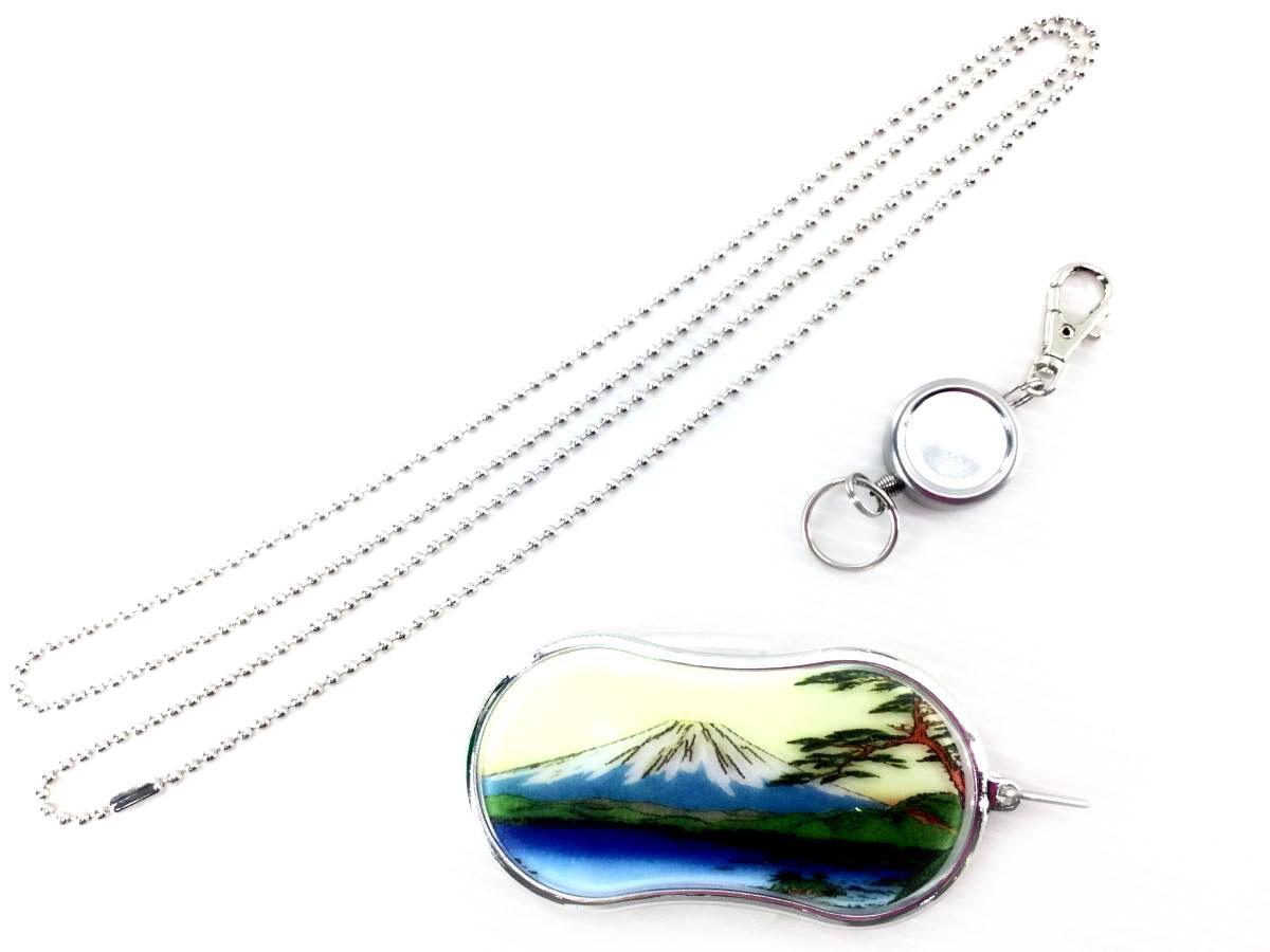 2WAY LEDルーペ スライド式 8×4.3×厚さ1.2 三保の松原 富士山拍卖