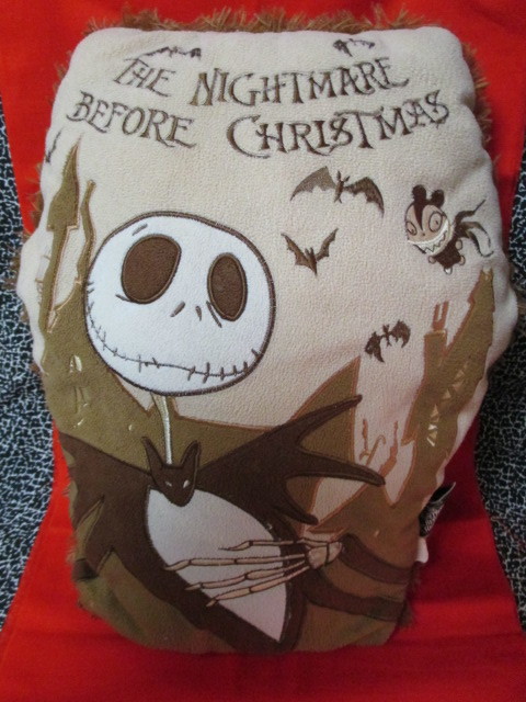 ★激レア!ナイトメア・ビフォア・クリスマス ディズニー クッション ぬいぐるみ ドラキュラ ジャック 棺桶 ヴィンテージ 茶色拍卖