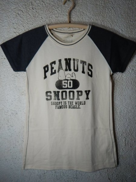 n7264 PEANUTS ピーナッツ レディース ロング丈 tシャツ ミニワンピース スヌーピー 人気 送料格安拍卖