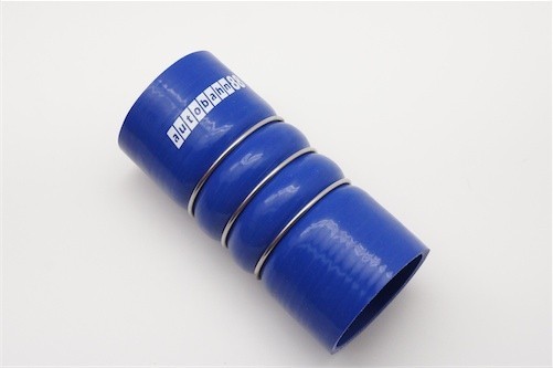 ステンレスリング付 強化 クッションホース 内径51mm 長160mm 青拍卖