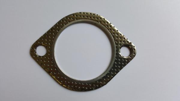 マフラー  アウトレット ガスケット 内径64mm ボルト穴中心距離92mm 汎用品 楕円 1枚拍卖