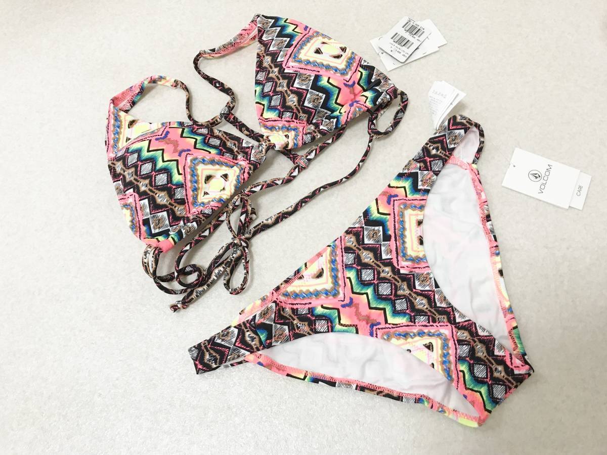 ●レディス水着 S●ボルコム【VOLCOM】ソフト三角ビキニ/LastCall Halter&Full 定価:13,400+税拍卖
